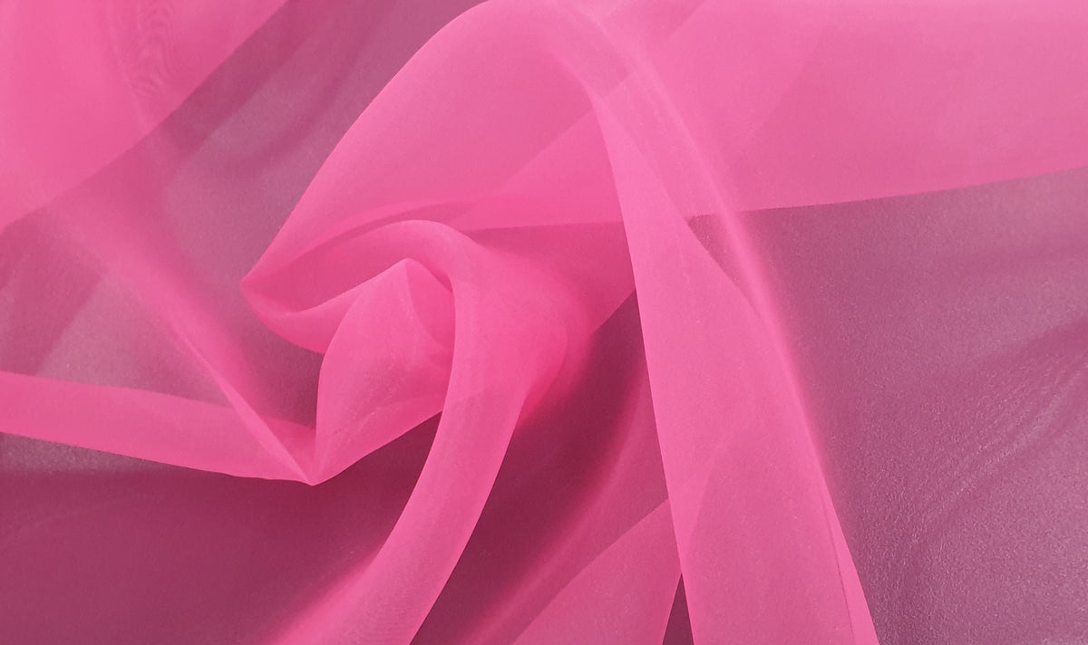 Organza Shiny Pink