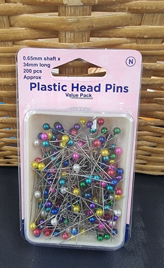 Plastic head pins