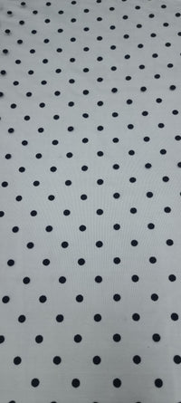 Polka dot tulle black 1