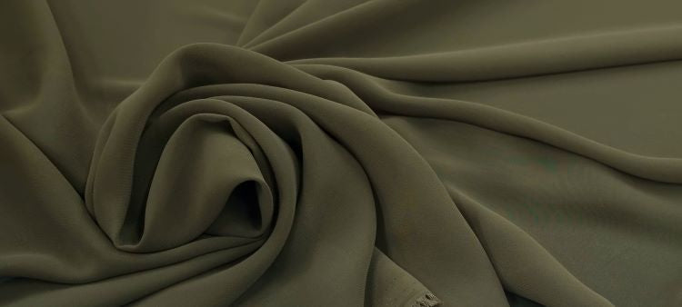 Polyester CHiffon Khaki