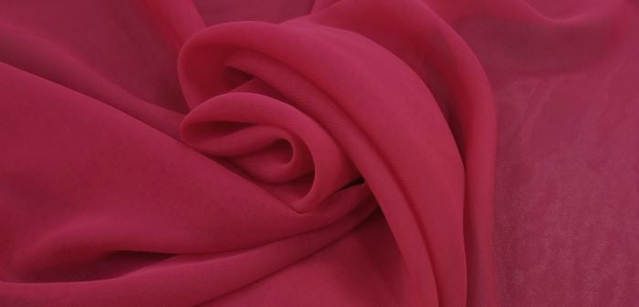 Polyester Chiffon Cherry Pink