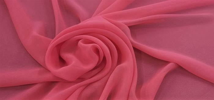 Polyester Chiffon Coral