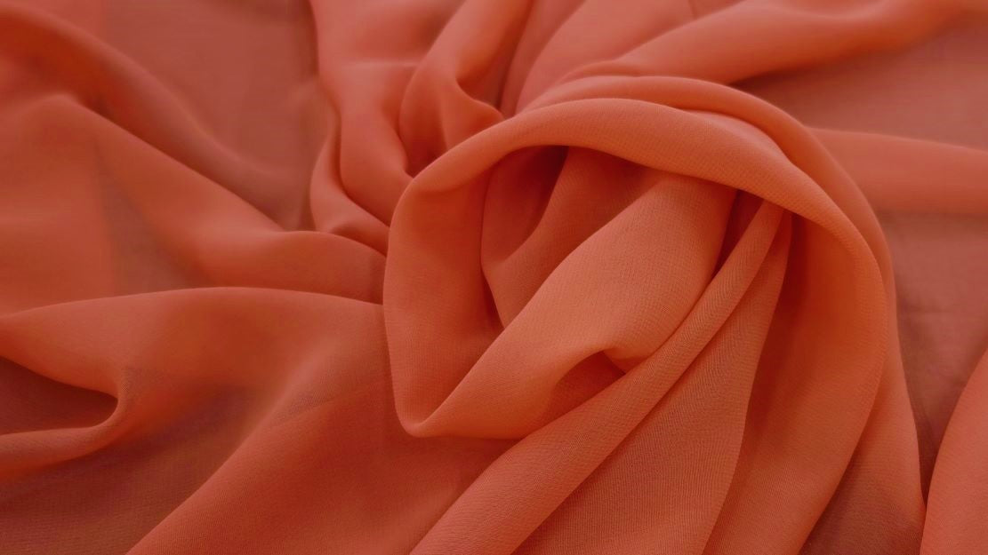 Polyester Chiffon Melon