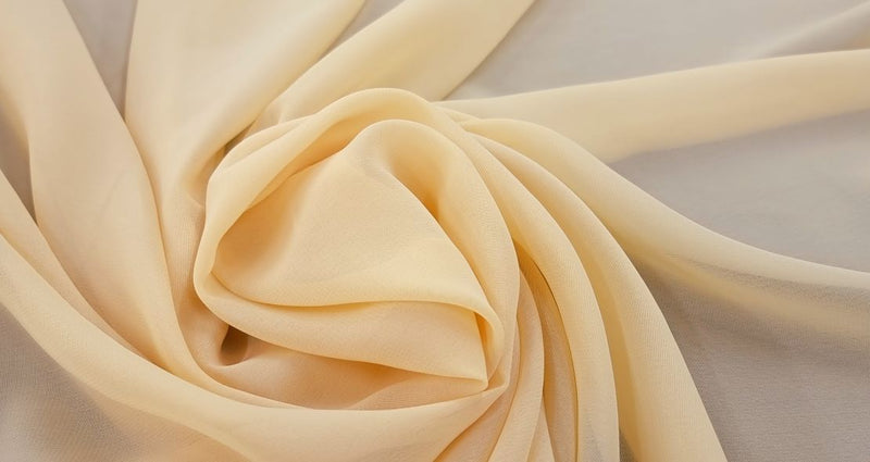 Polyester Chiffon Pale lemon