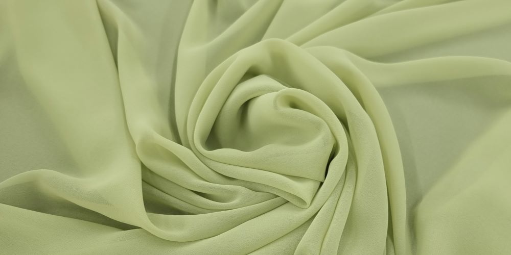 Polyester Chiffon avocado