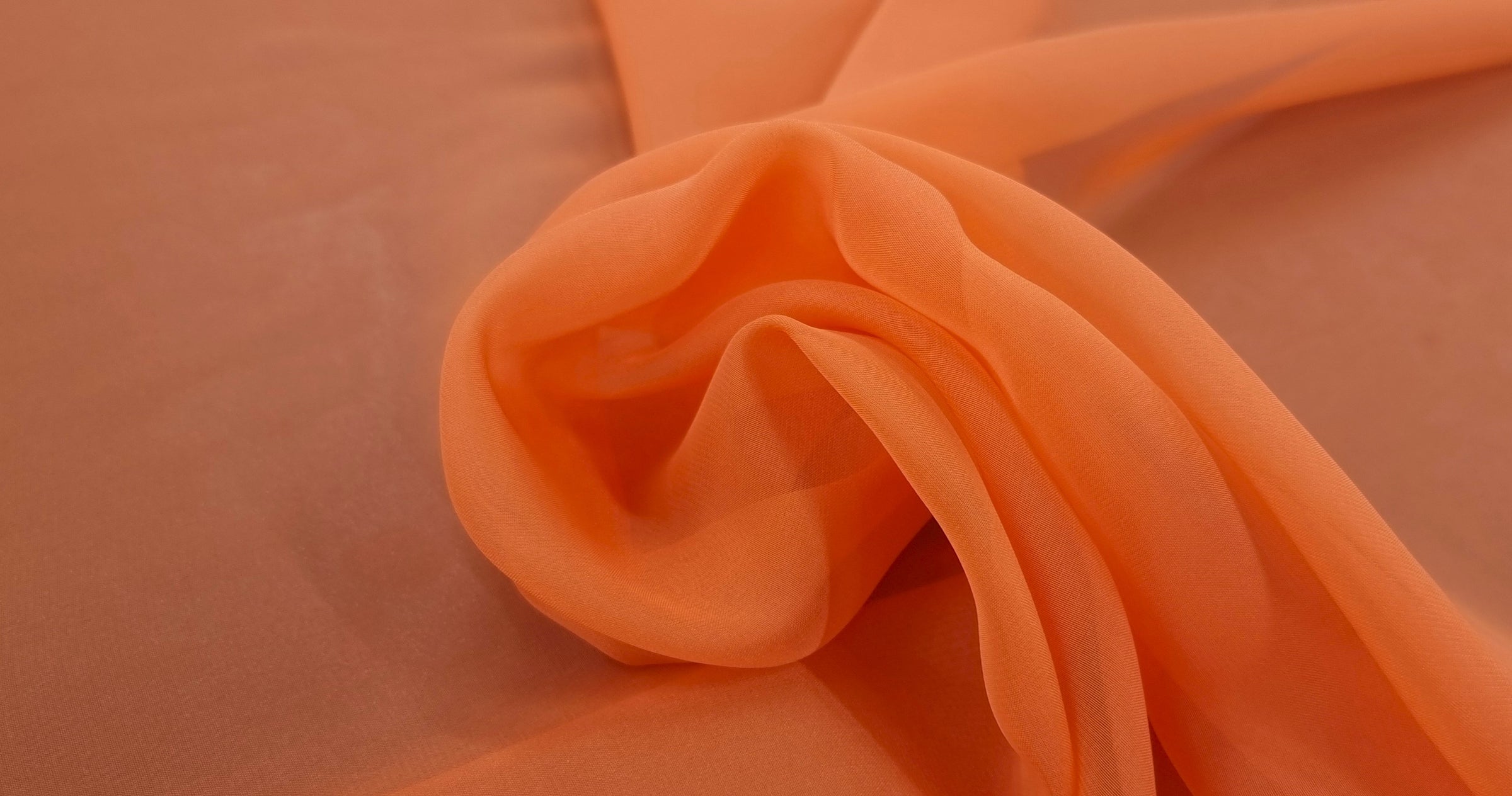 Polyester Chiffon Orange – DK Fabrics