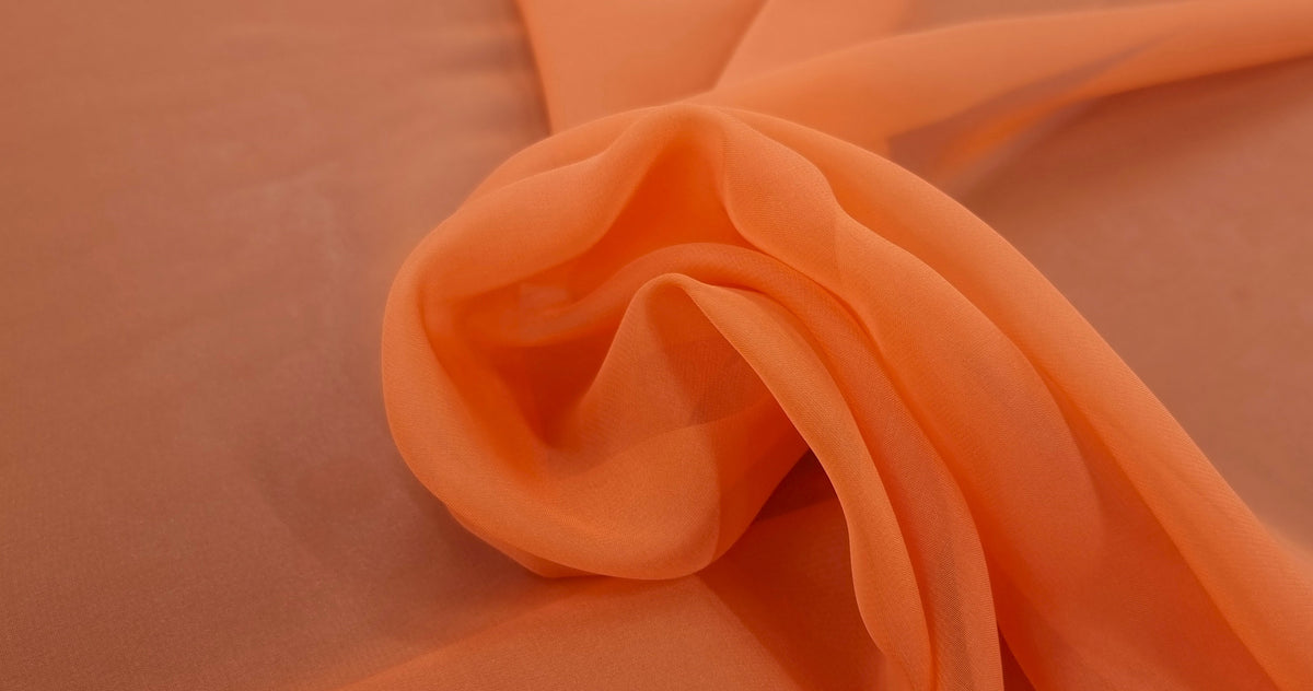 Polyester Chiffon orange