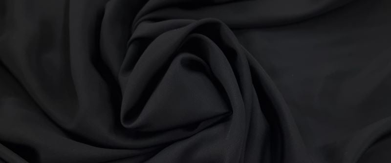 Polyester Faille Black