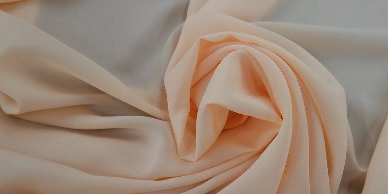 Polyester Faille Peach