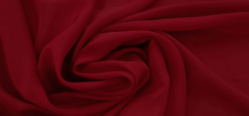 Polyester Faille Red