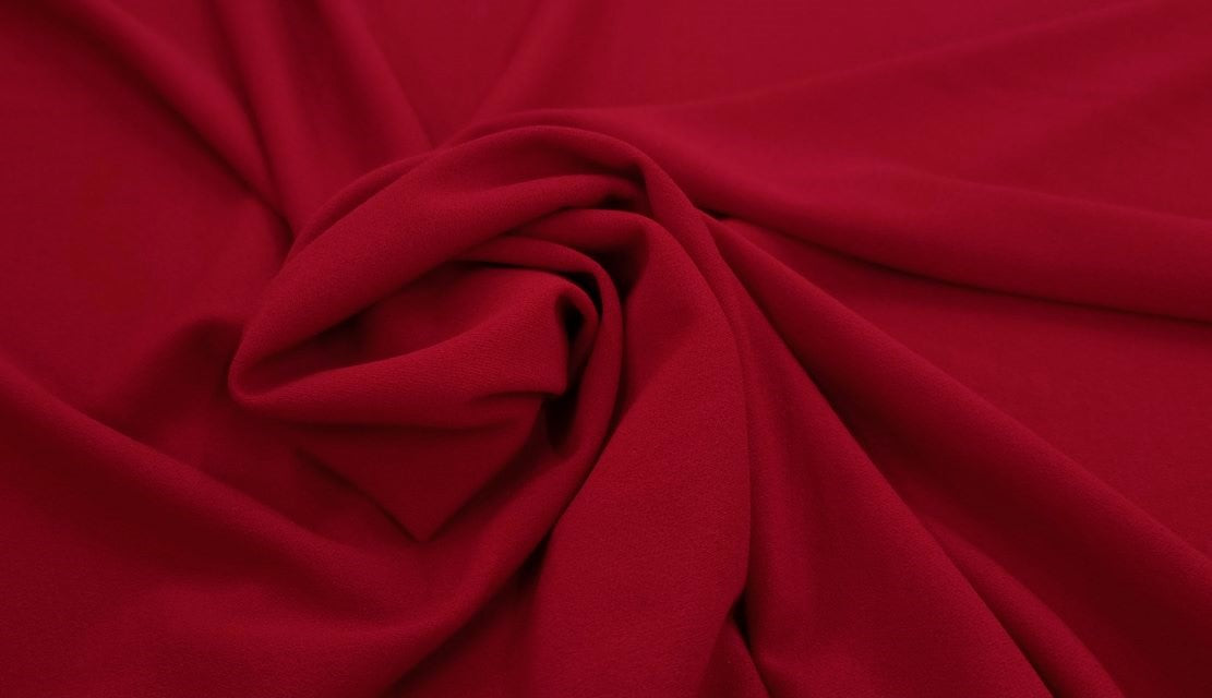 Polyester Knit Red