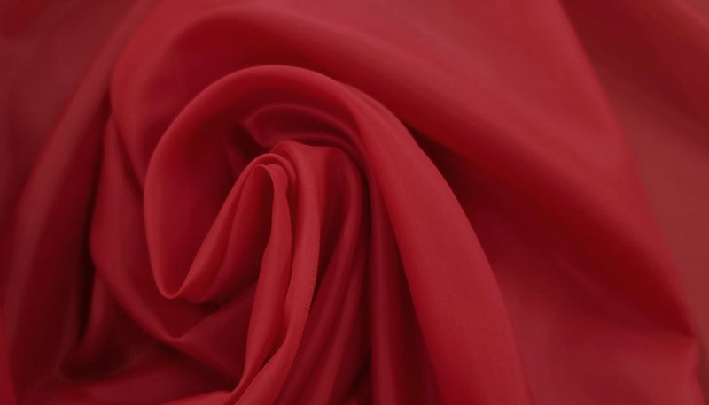 Red Polyester Linen Polyester Lining 150cm Red – DK Fabrics