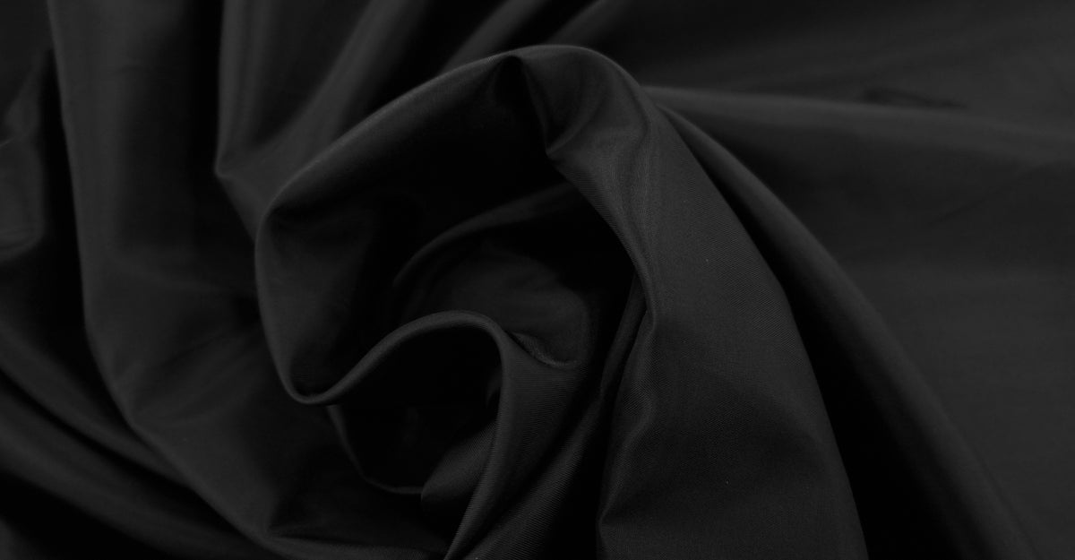 Polyester lining black