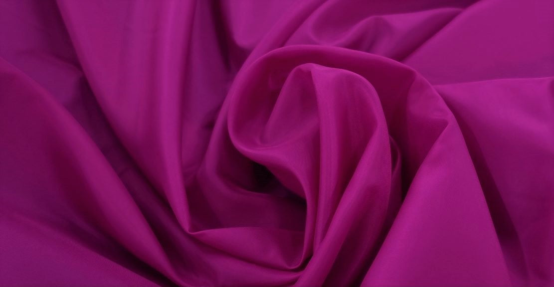 Polyester lining hot pink