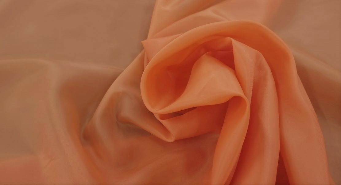 Polyester lining pale orange