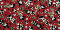 Printed Cotton Geisha Red