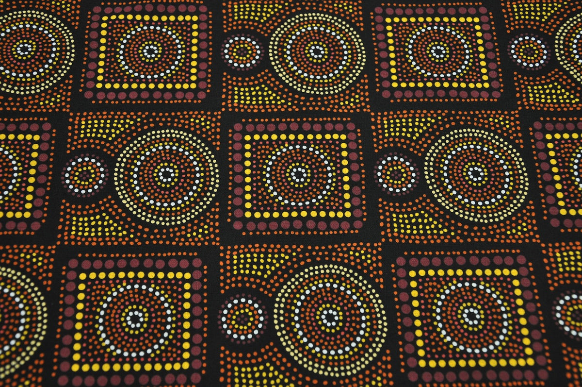 Printed Cotton Indigenous Motifs