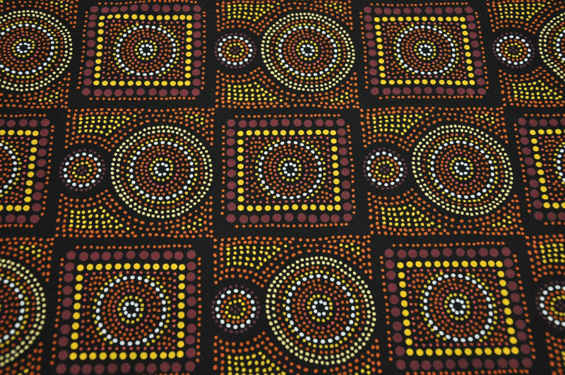 Printed Cotton Indigenous Motifs