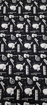 Printed Cotton Musical Instruments 1.1