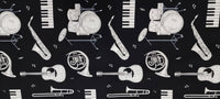 Printed Cotton Musical Instruments.1