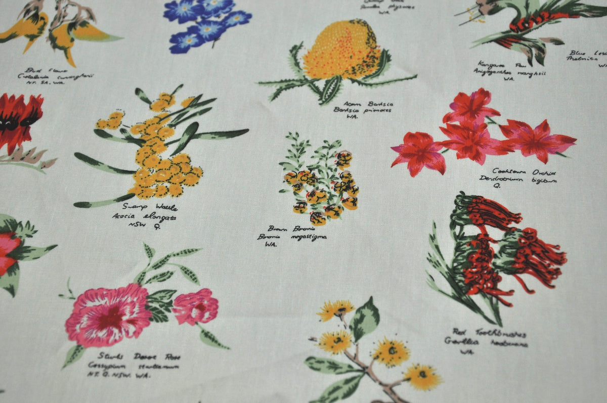 Printed Cotton Native Flora 3