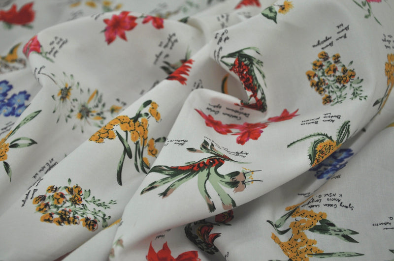 Printed Cotton Native Flora 5