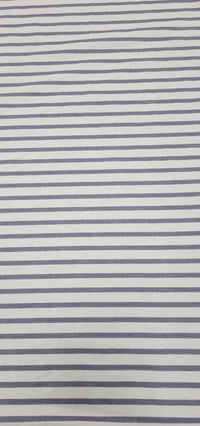 Printed Cotton Purple Stripes 1