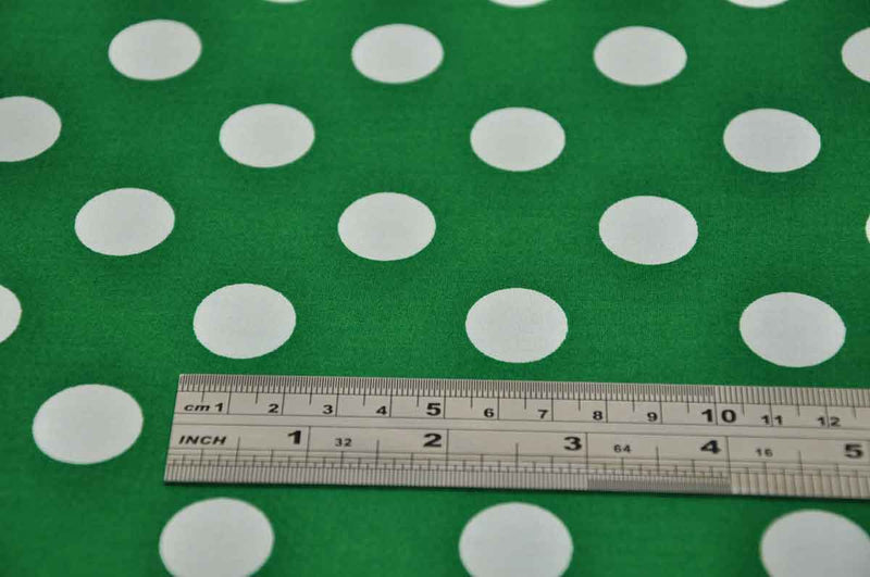 Printed Cotton Spot Green 1