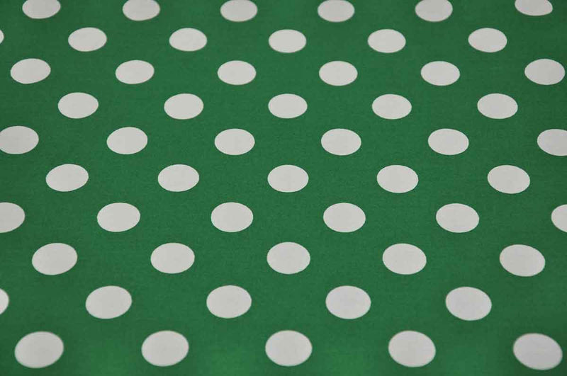 Printed Cotton Spot Green