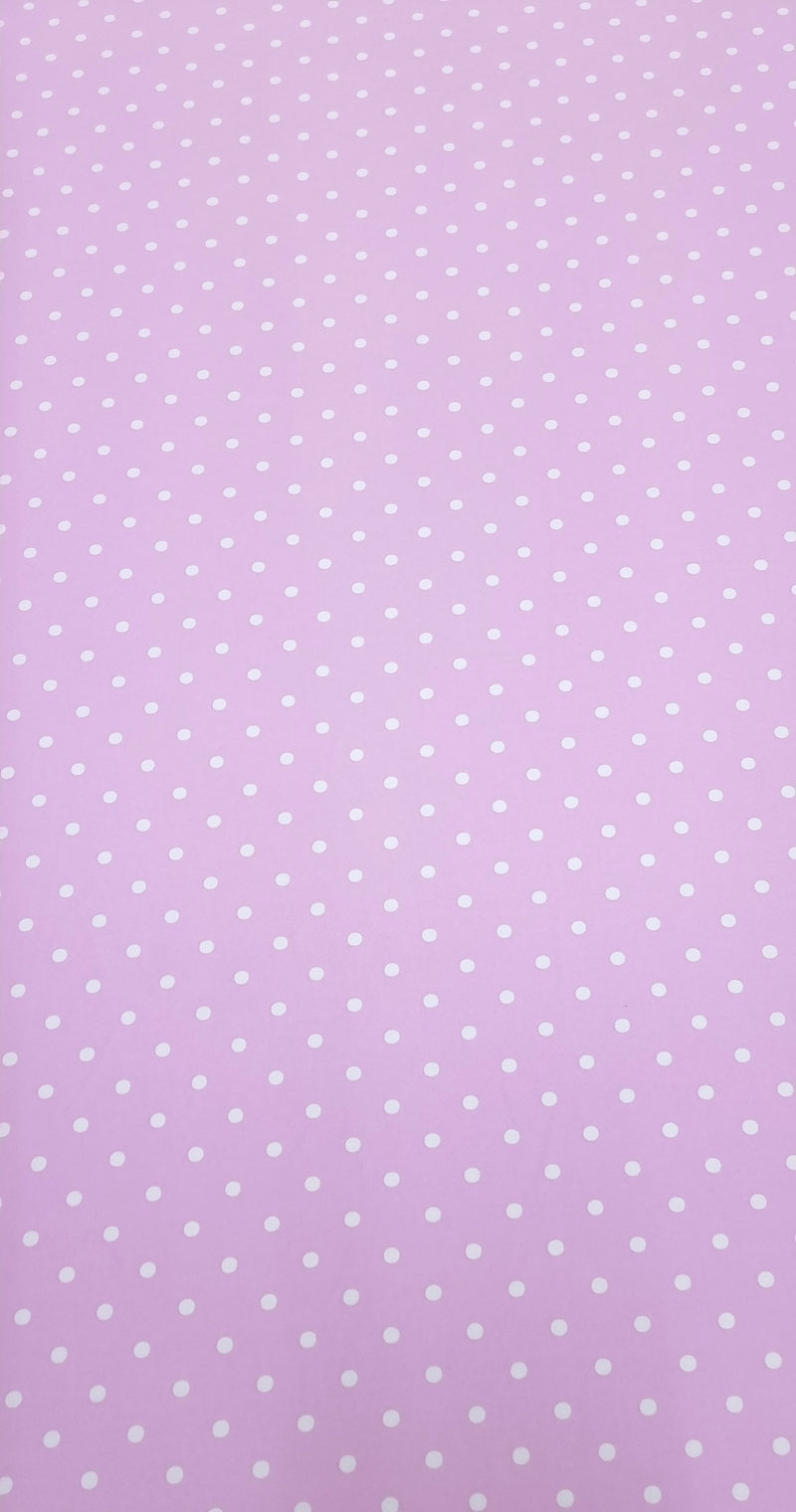 Printed Knit Lilac Polka 1