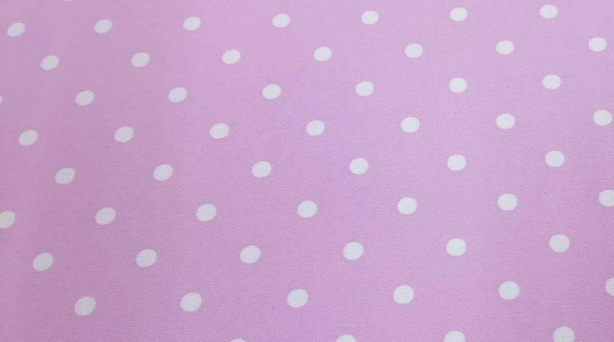 Printed Knit Lilac Polka