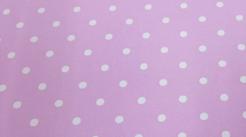 Printed Knit Lilac Polka