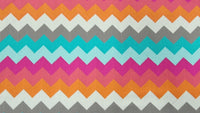 Printed Knit Rainbow Chevron