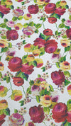 Printed Linen Floral Elegance 1