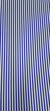 Printed Lycra Blue White Stripes 2