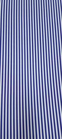 Printed Lycra Blue White Stripes 2