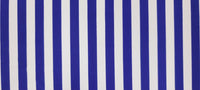 Printed Lycra Blue White Stripes