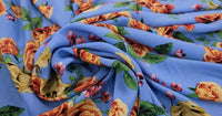 Printed Rayon Floral Sunshine 2