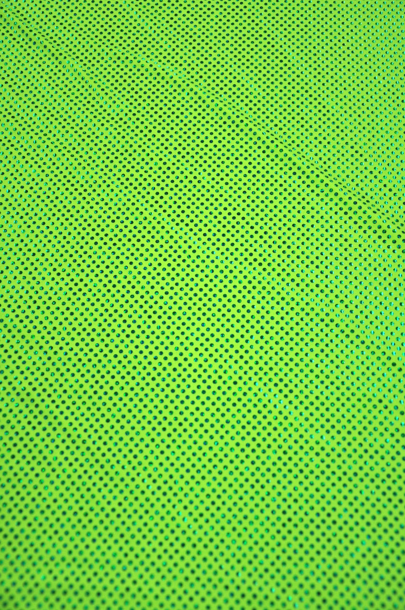 Printed Spandex Neon Spots 1