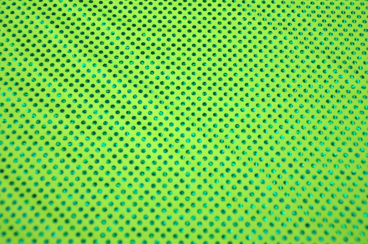 Printed Spandex Neon Spots