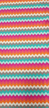 Printed Spandex Rainbow Chevron 1.1