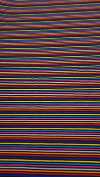 Printed cotton stripe multi dark 1