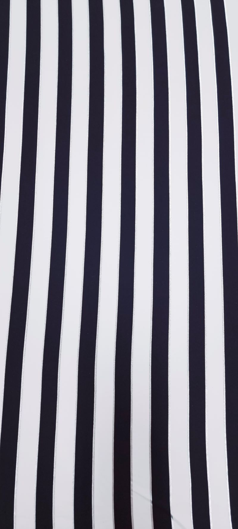 Printed lycra metallic mono stripes 1