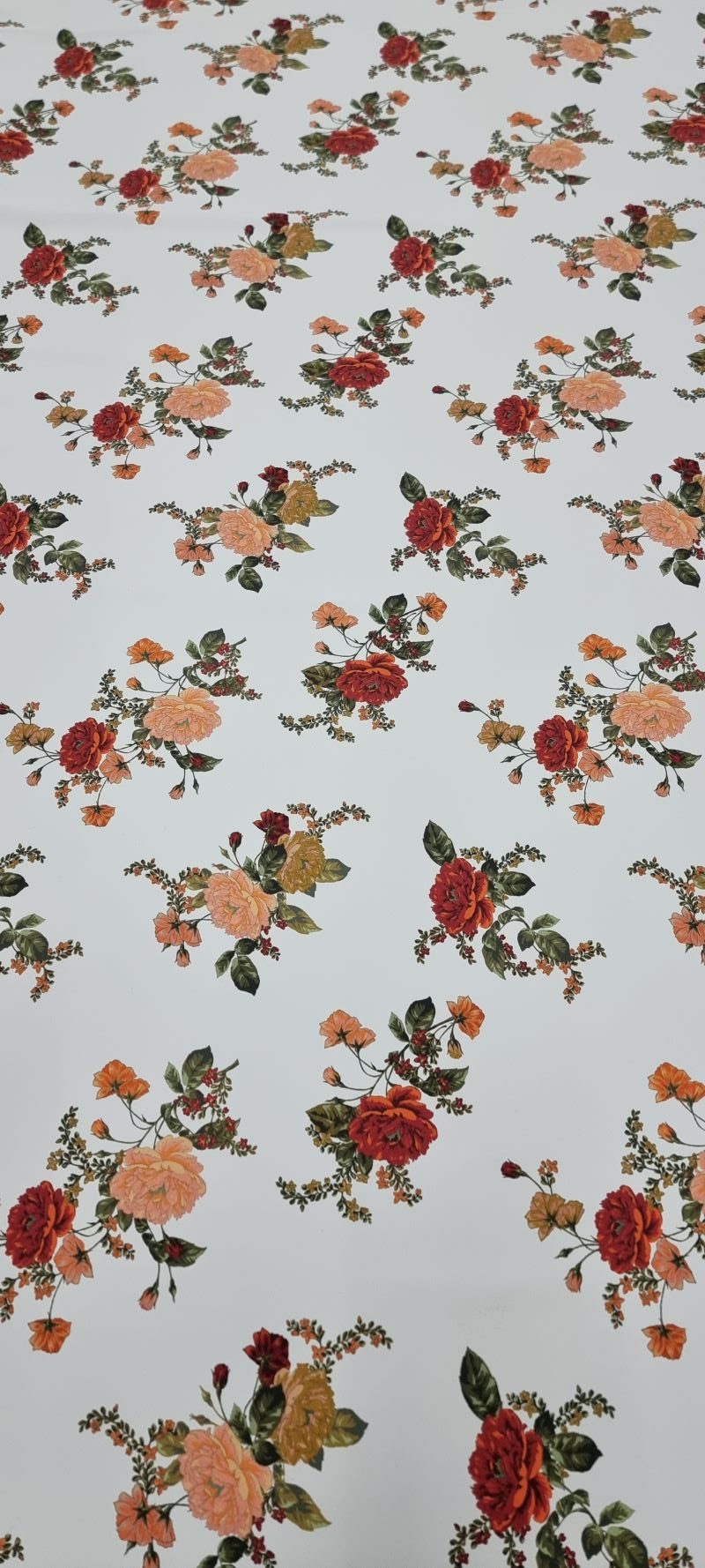 Printed lycra rose garden 1