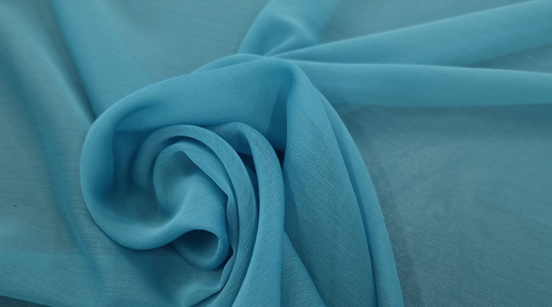 Promise Shot chiffon pagoda blue