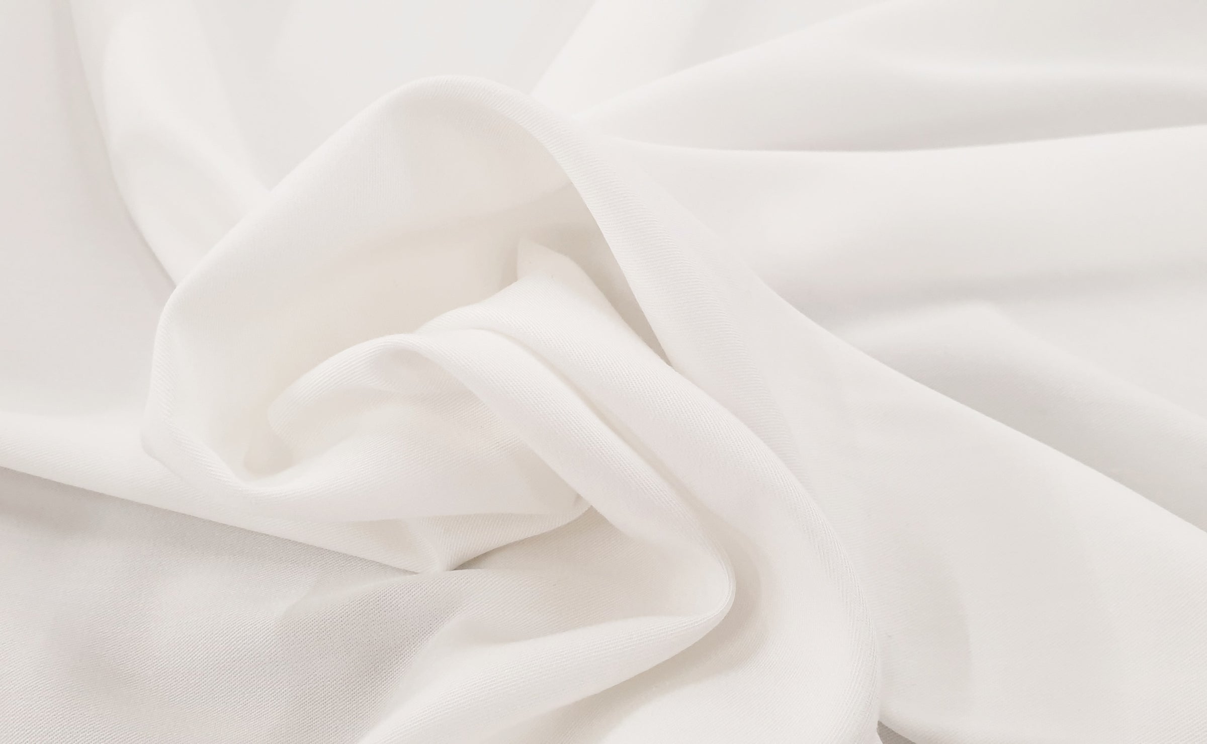 Rayon Spandex White