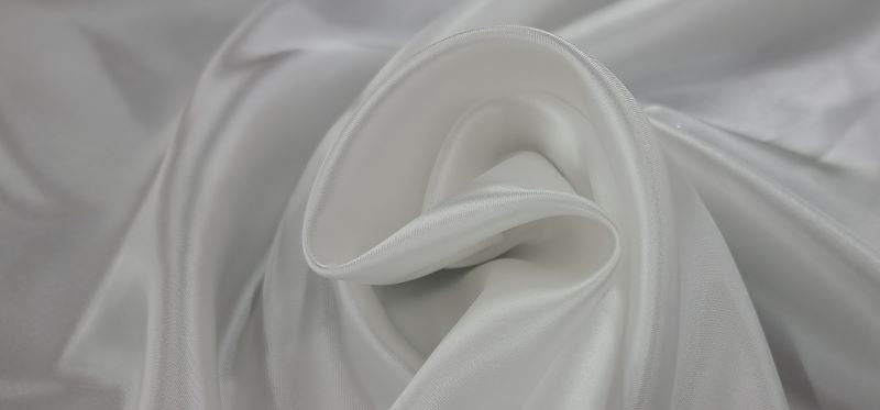 Satin Acetate Lining White