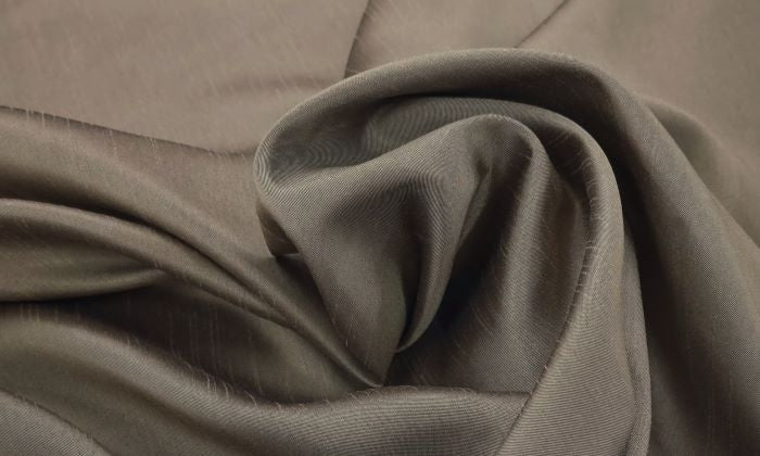 Satin Back Shantung Pewter