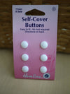 Self cover buttons 11mm