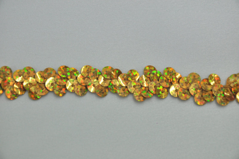 Sequin Gold Sparkle 1Row 1